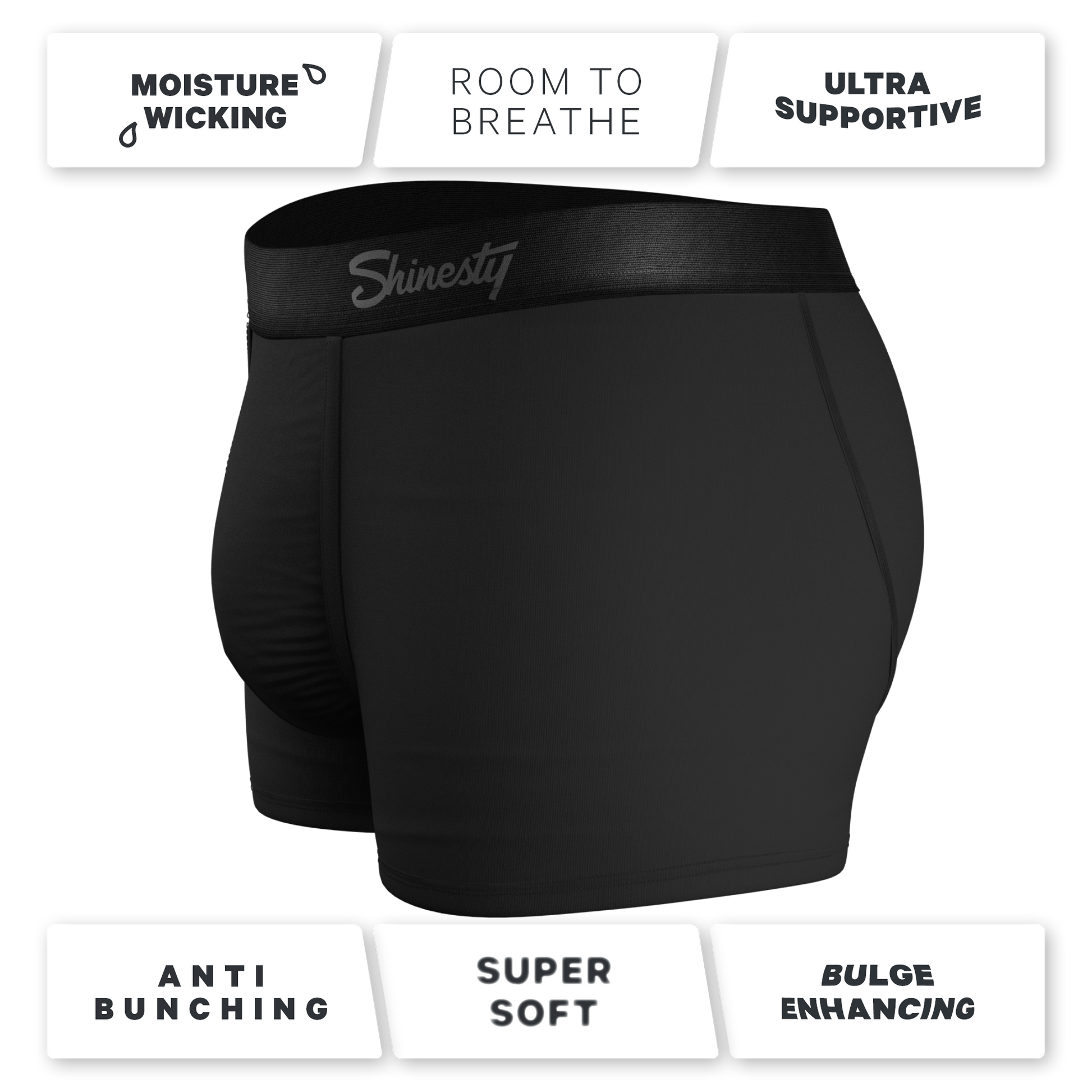  The Threat Level Midnight | Black Ball Hammock® Pouch Trunks Underwear 3 Pack