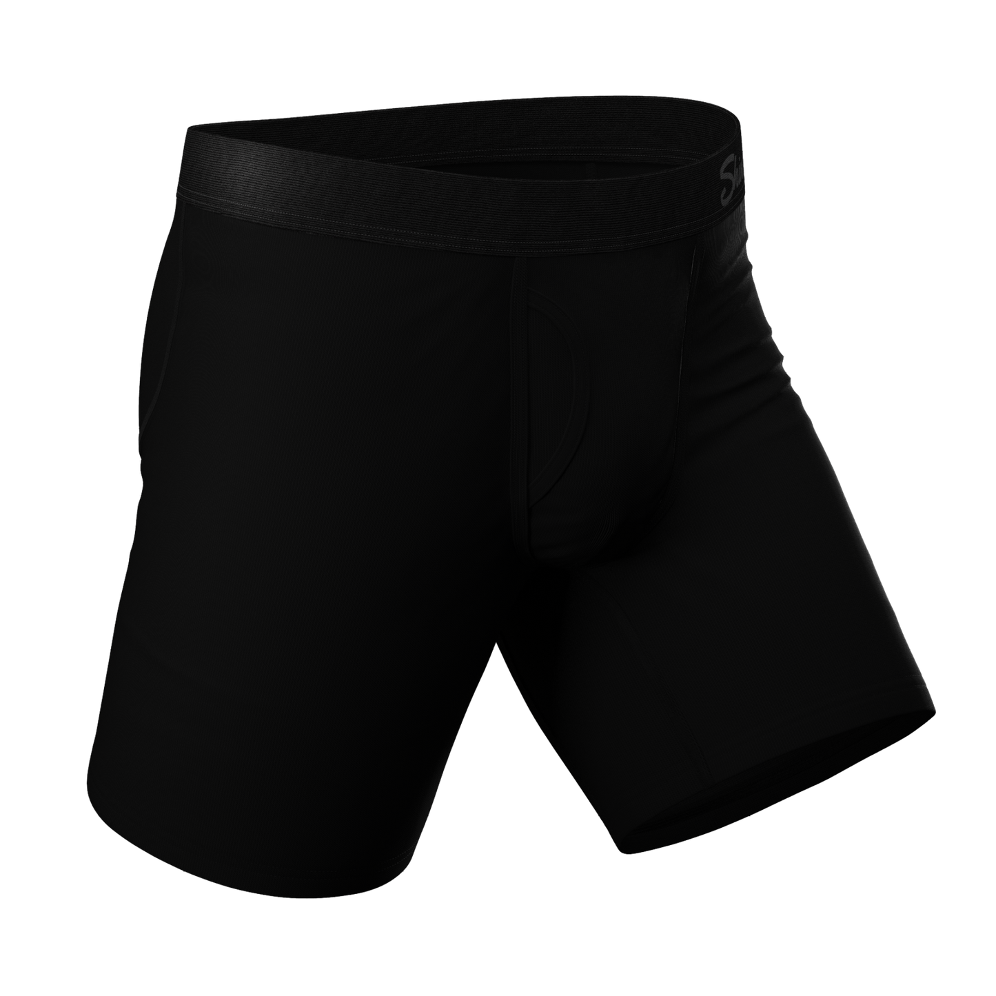  The Threat Level Midnight | Black Long Leg Ball Hammock® Pouch Underwear With Fly