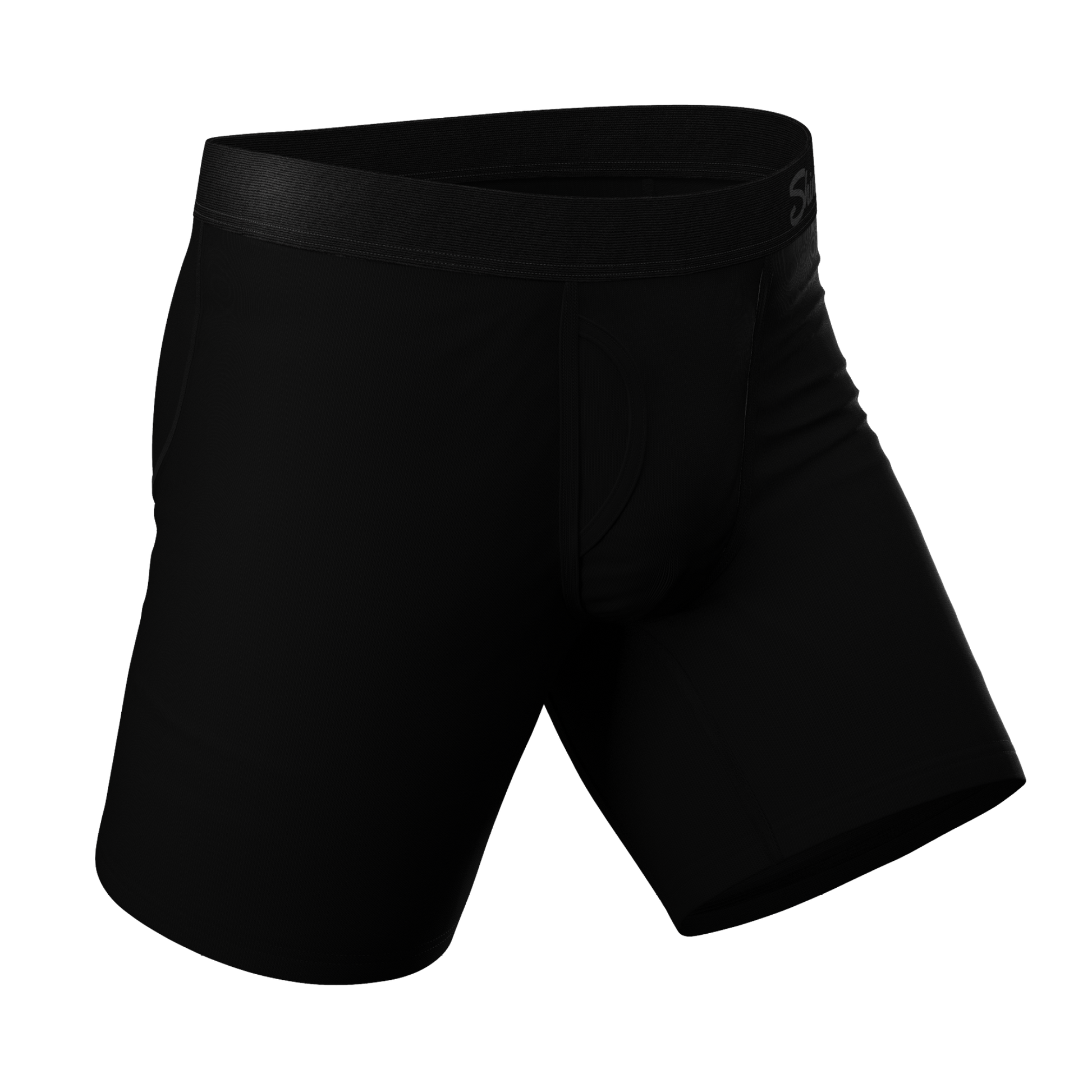  The Threat Level Midnight | Black Long Leg Ball Hammock® Pouch Underwear With Fly