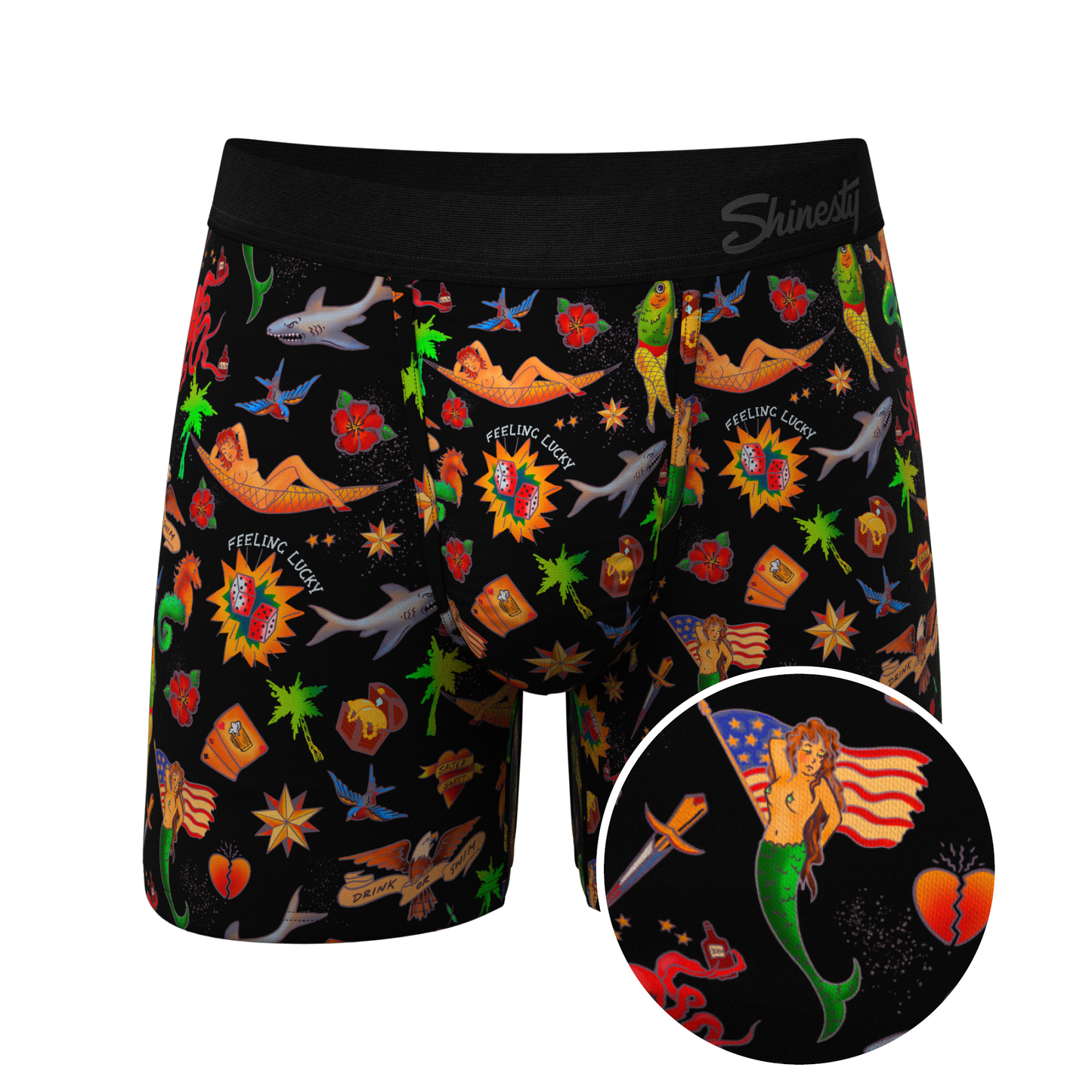  The Tight Ship | Sailor Tattoos Ball Hammock® Pouch Underwear