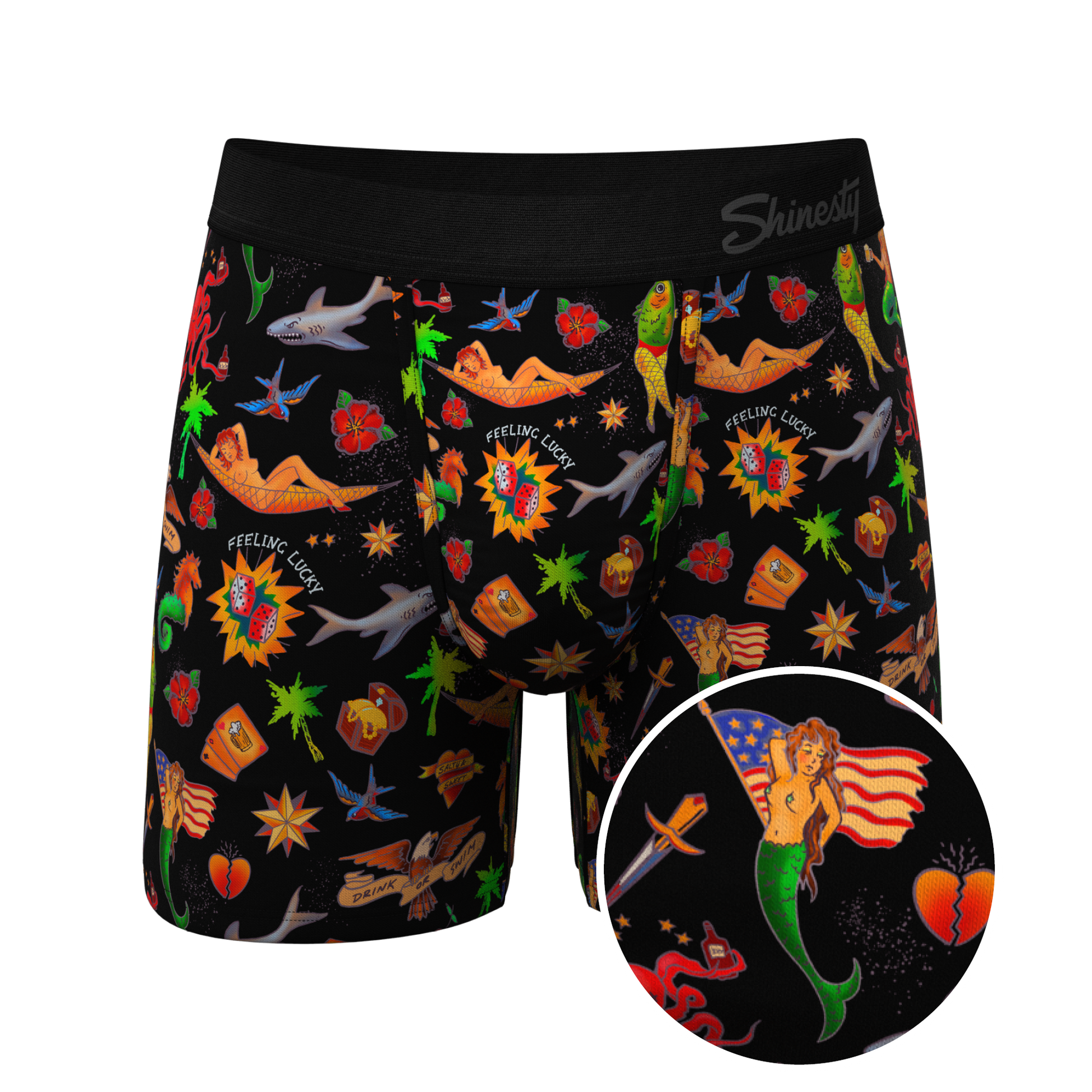  The Tight Ship | Sailor Tattoos Ball Hammock® Pouch Underwear