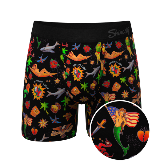  The Tight Ship | Sailor Tattoos Ball Hammock® Pouch Underwear