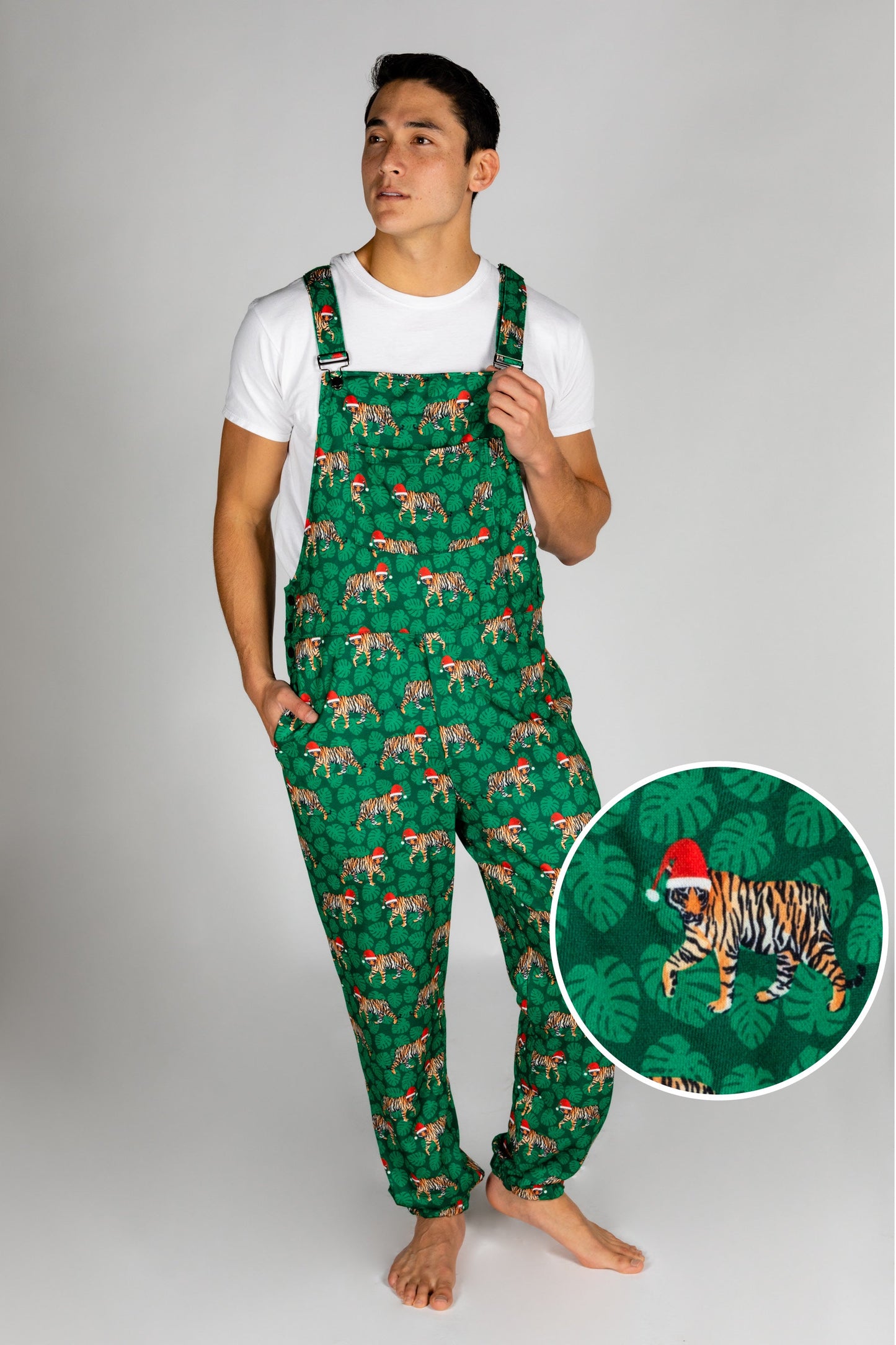  The Tinsel Tigers | Mens Christmas Pajamaralls®