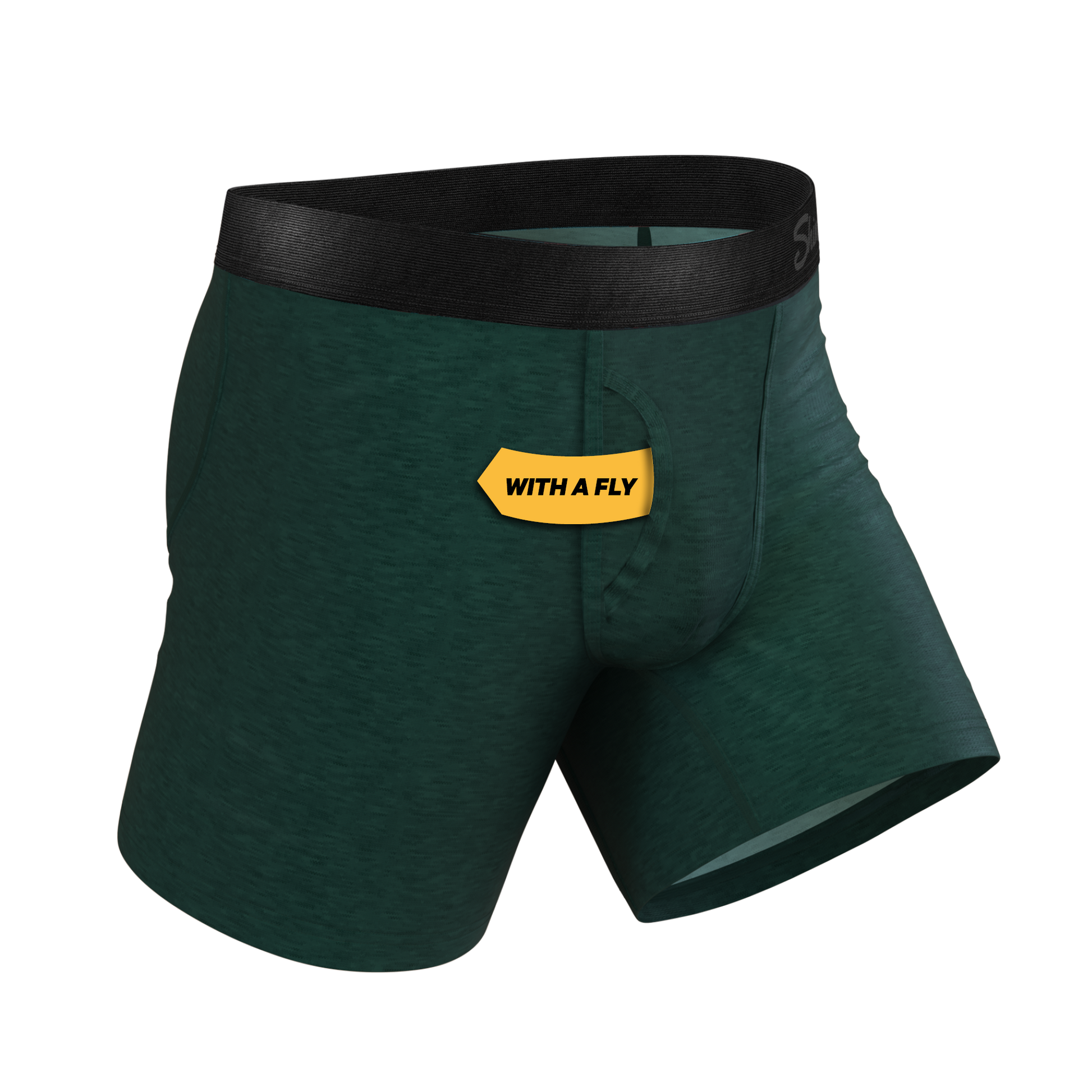  The Tree Falls | Forest Green Ball Hammock® Pouch Underwear With Fly
