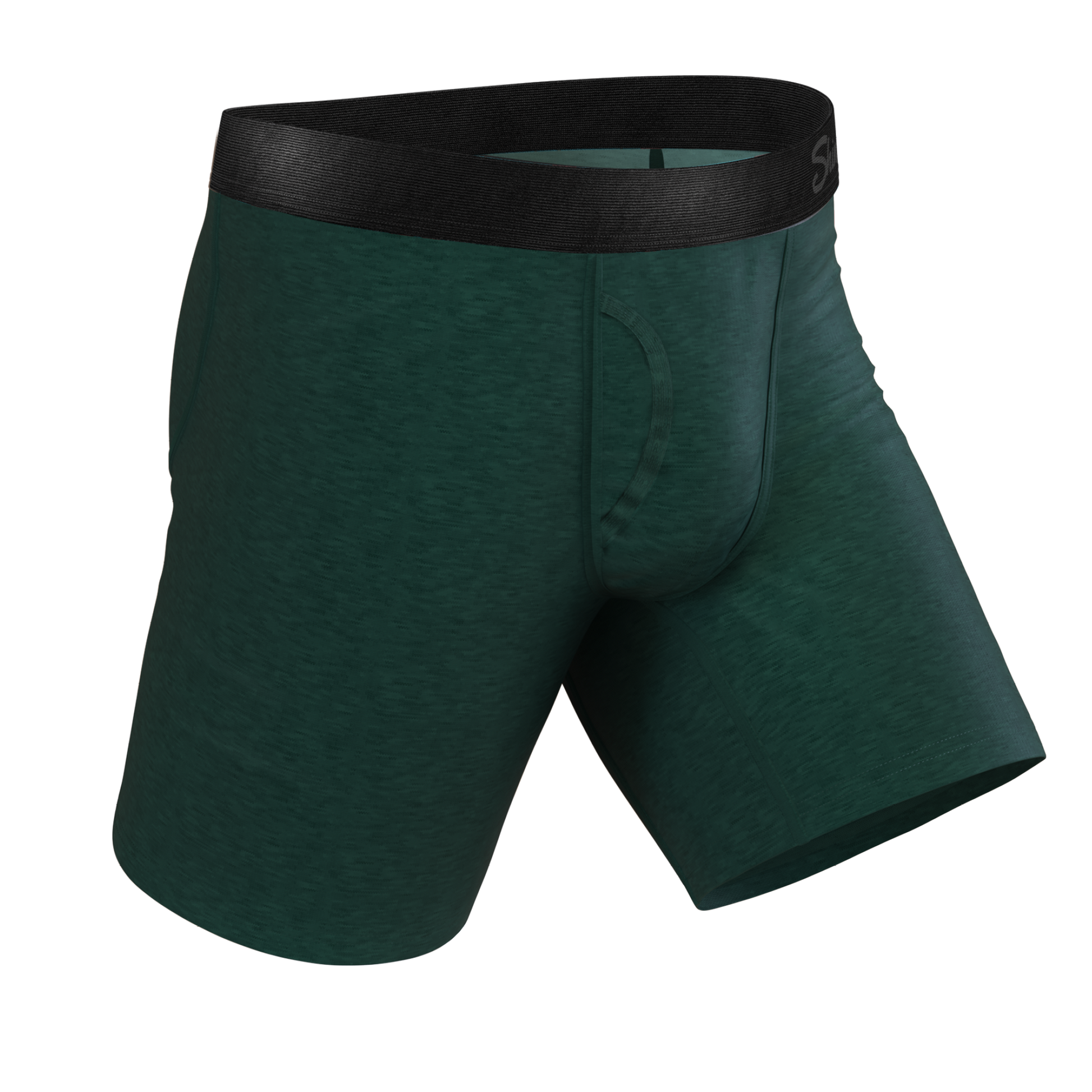  The Tree Falls | Forest Green Long Leg Ball Hammock® Pouch Underwear With Fly