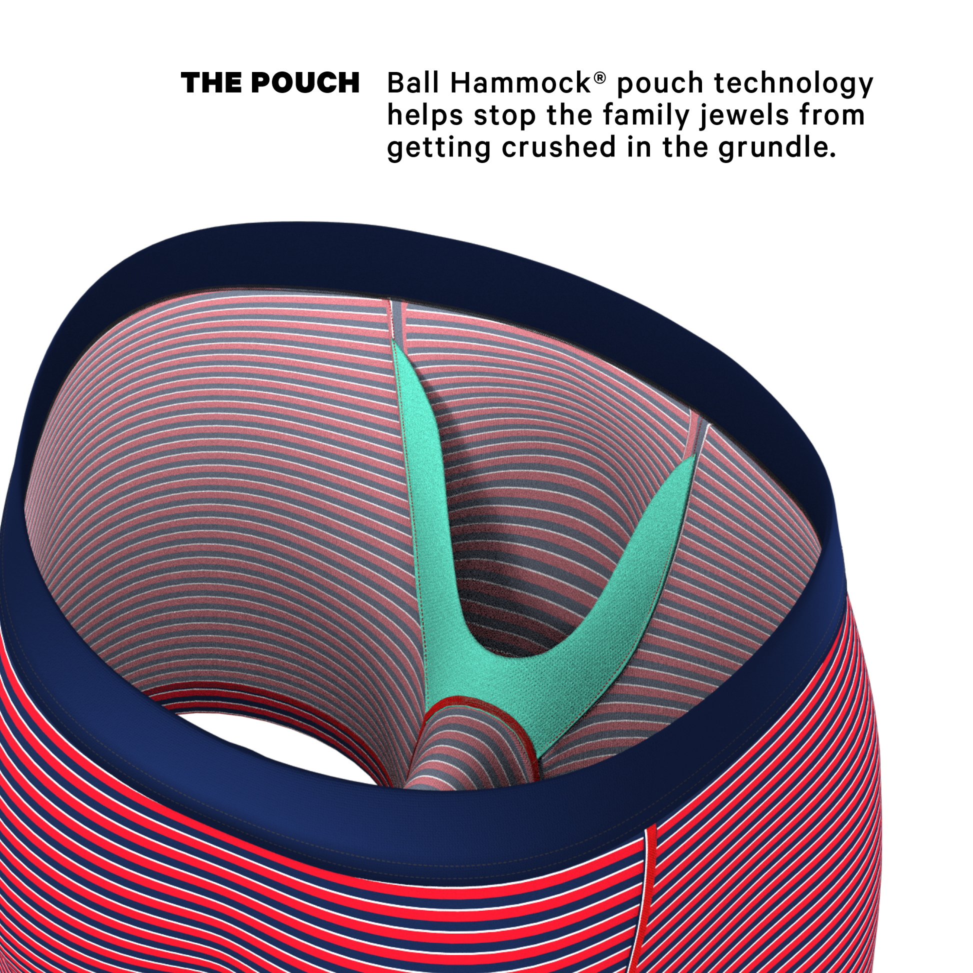  The US Of A | USA Stripe Ball Hammock® Pouch Underwear