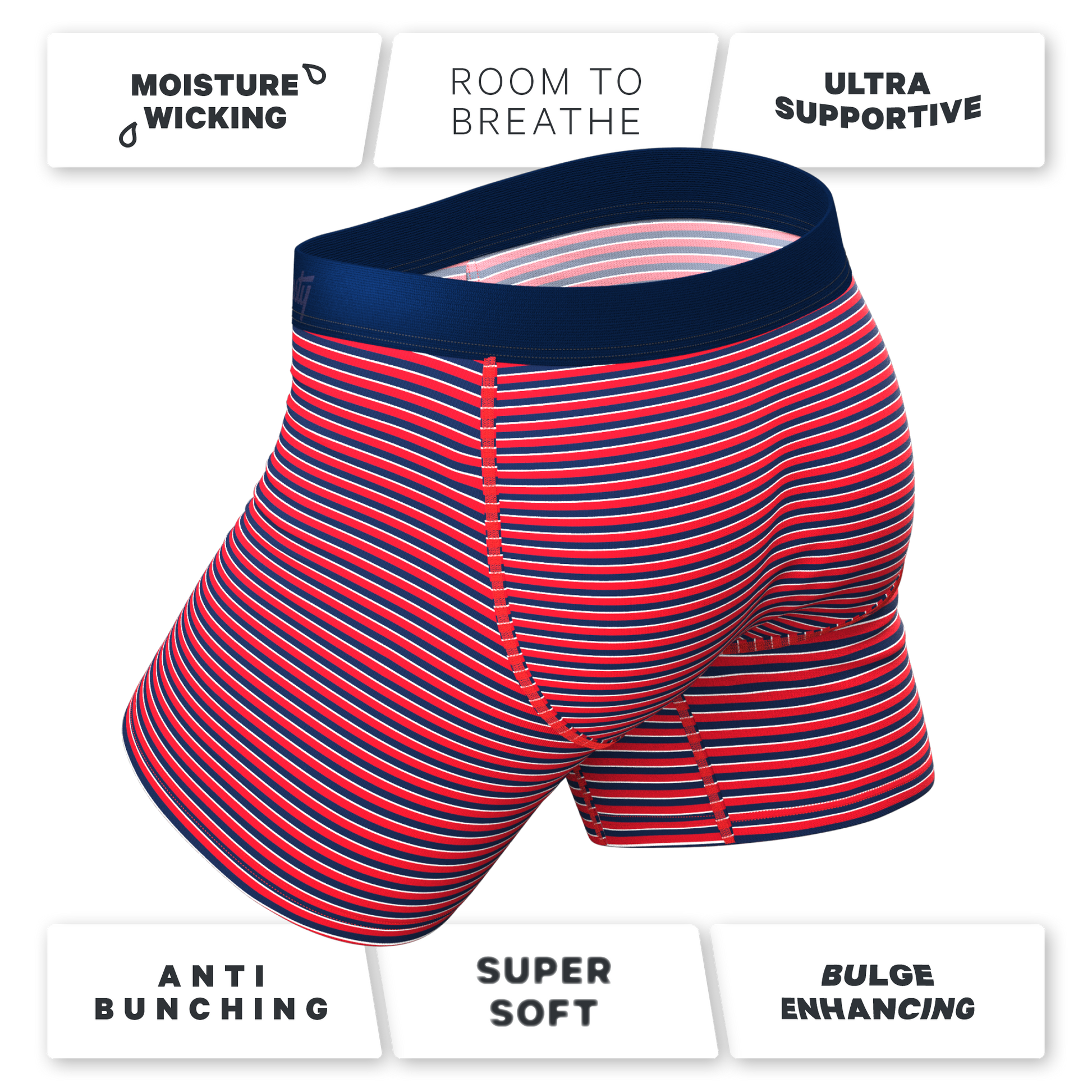  The US Of A | USA Stripe Ball Hammock® Pouch Underwear