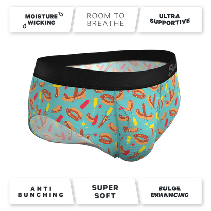  The Use A Condiment | Hot Dogs Ball Hammock® Pouch Underwear Briefs