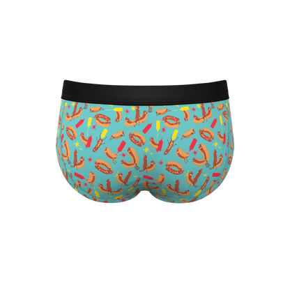  The Use A Condiment | Hot Dogs Ball Hammock® Pouch Underwear Briefs