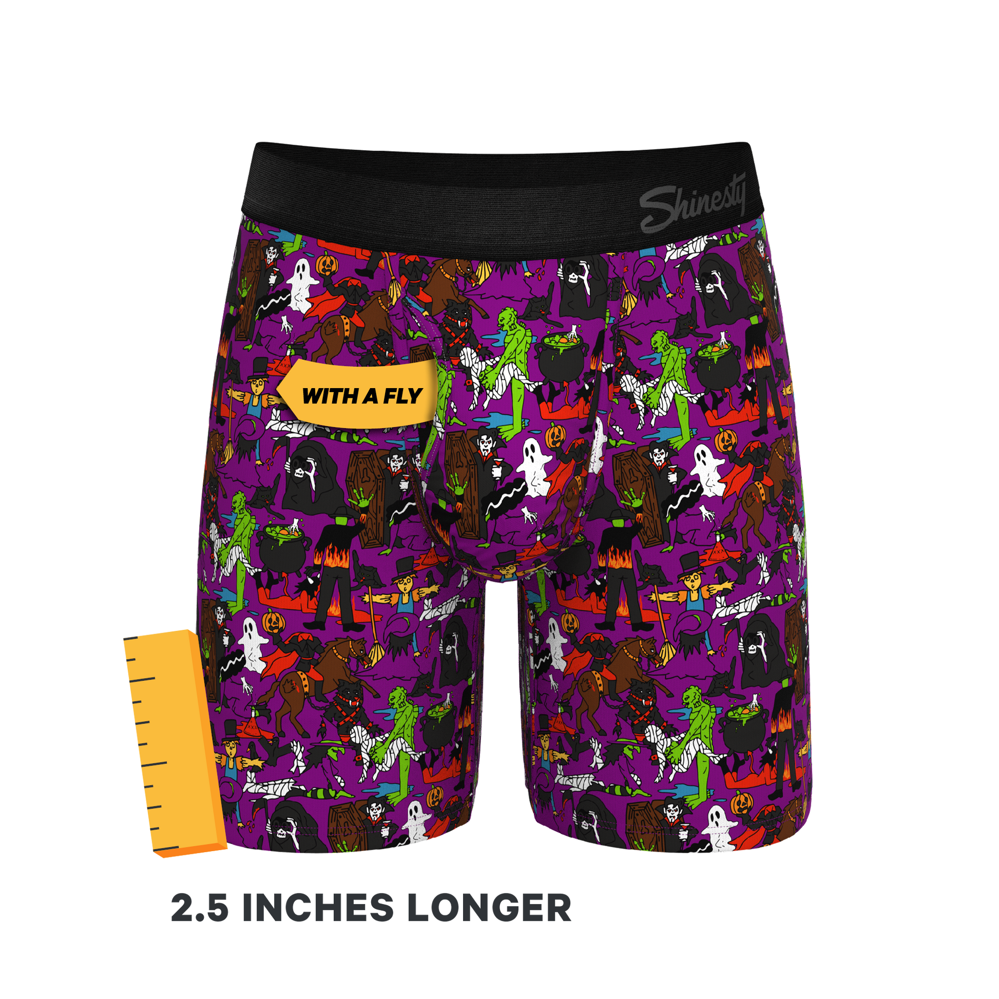  The Wet Nightmare | Halloween Characters Long Leg Ball Hammock® Pouch Underwear With Fly
