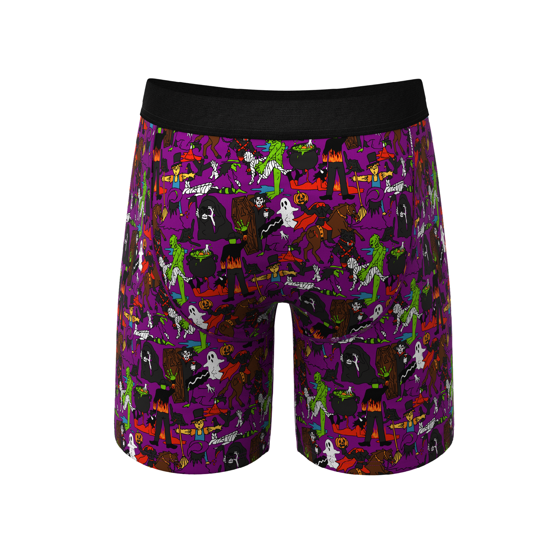  The Wet Nightmare | Halloween Characters Long Leg Ball Hammock® Pouch Underwear With Fly