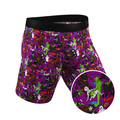  The Wet Nightmare | Halloween Characters Long Leg Ball Hammock® Pouch Underwear With Fly