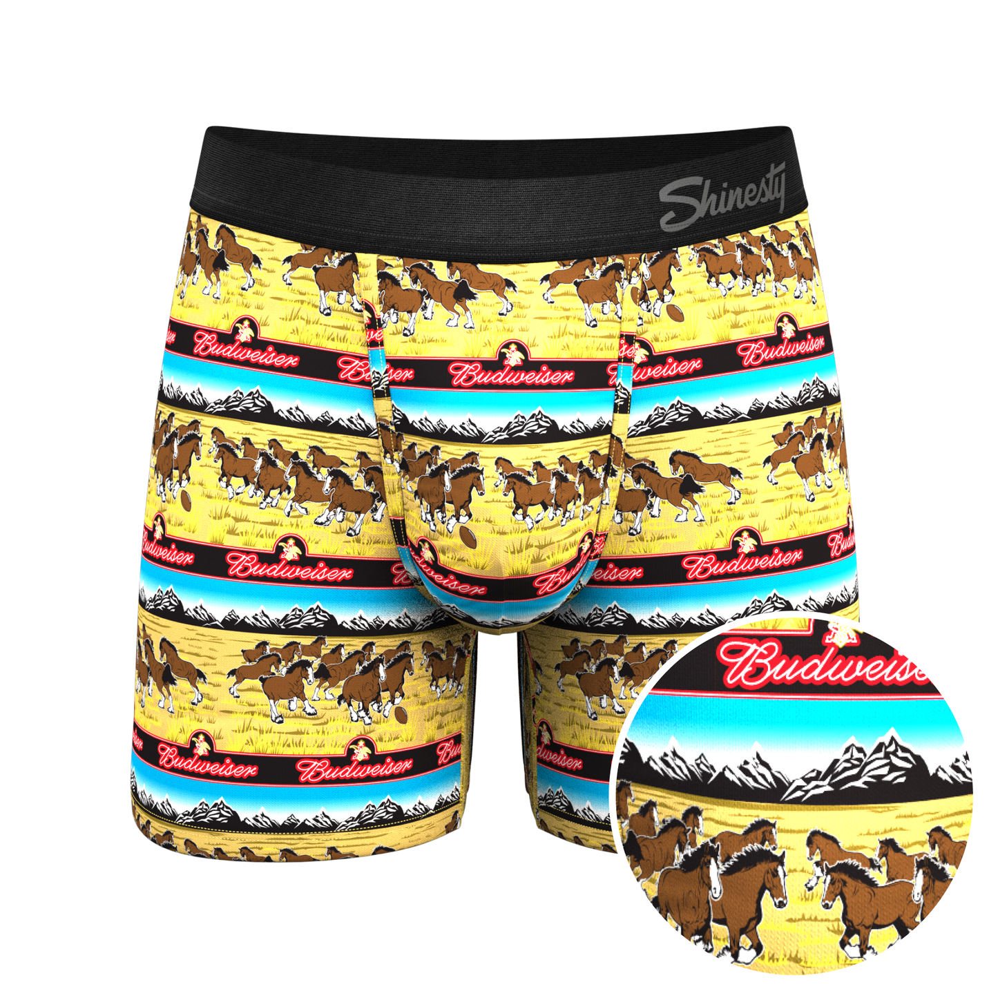  The Wild Stallions | Official Budweiser Horses Ball Hammock® Pouch Underwear