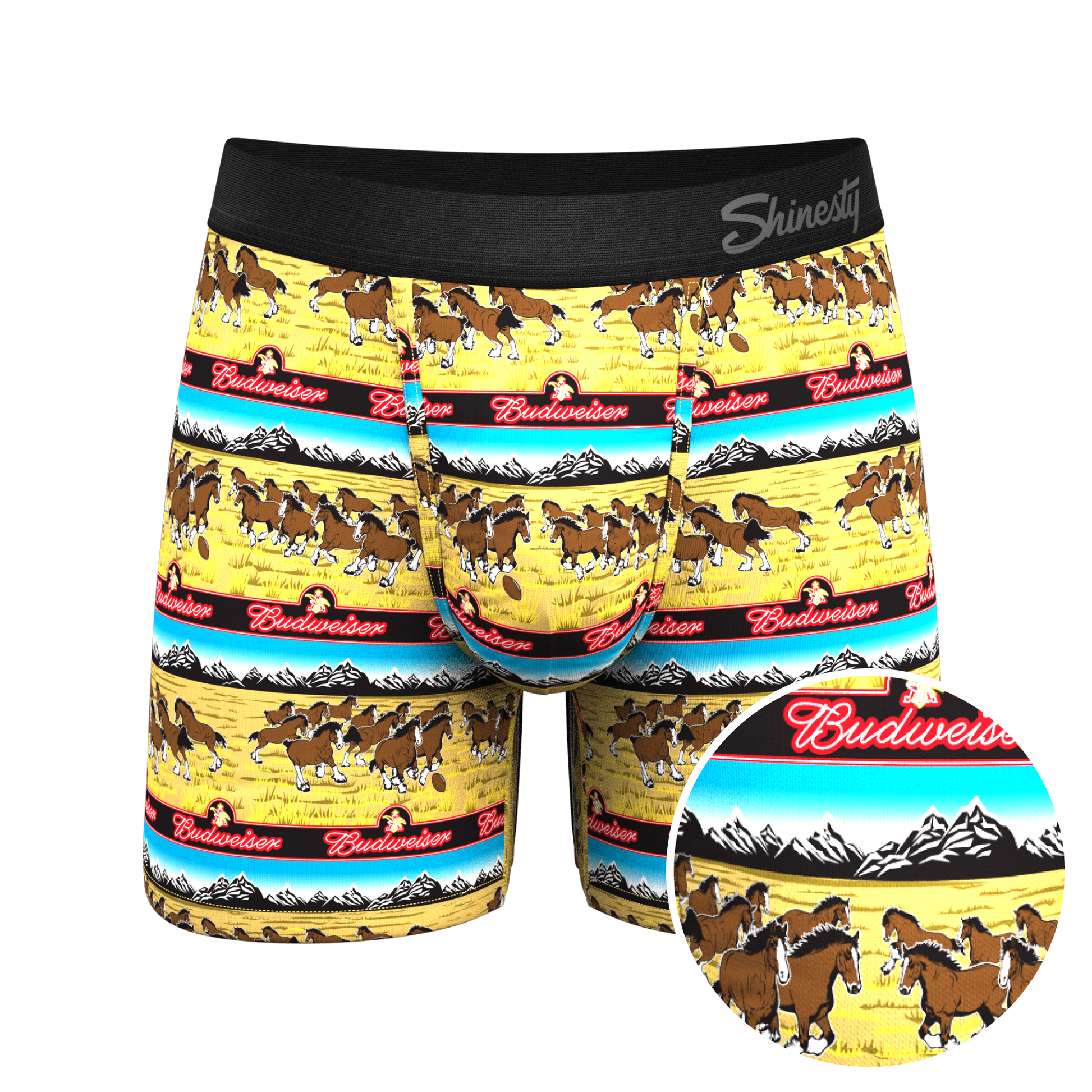  The Wild Stallions | Official Budweiser Horses Ball Hammock® Pouch Underwear