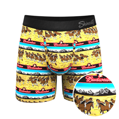  The Wild Stallions | Official Budweiser Horses Ball Hammock® Pouch Underwear