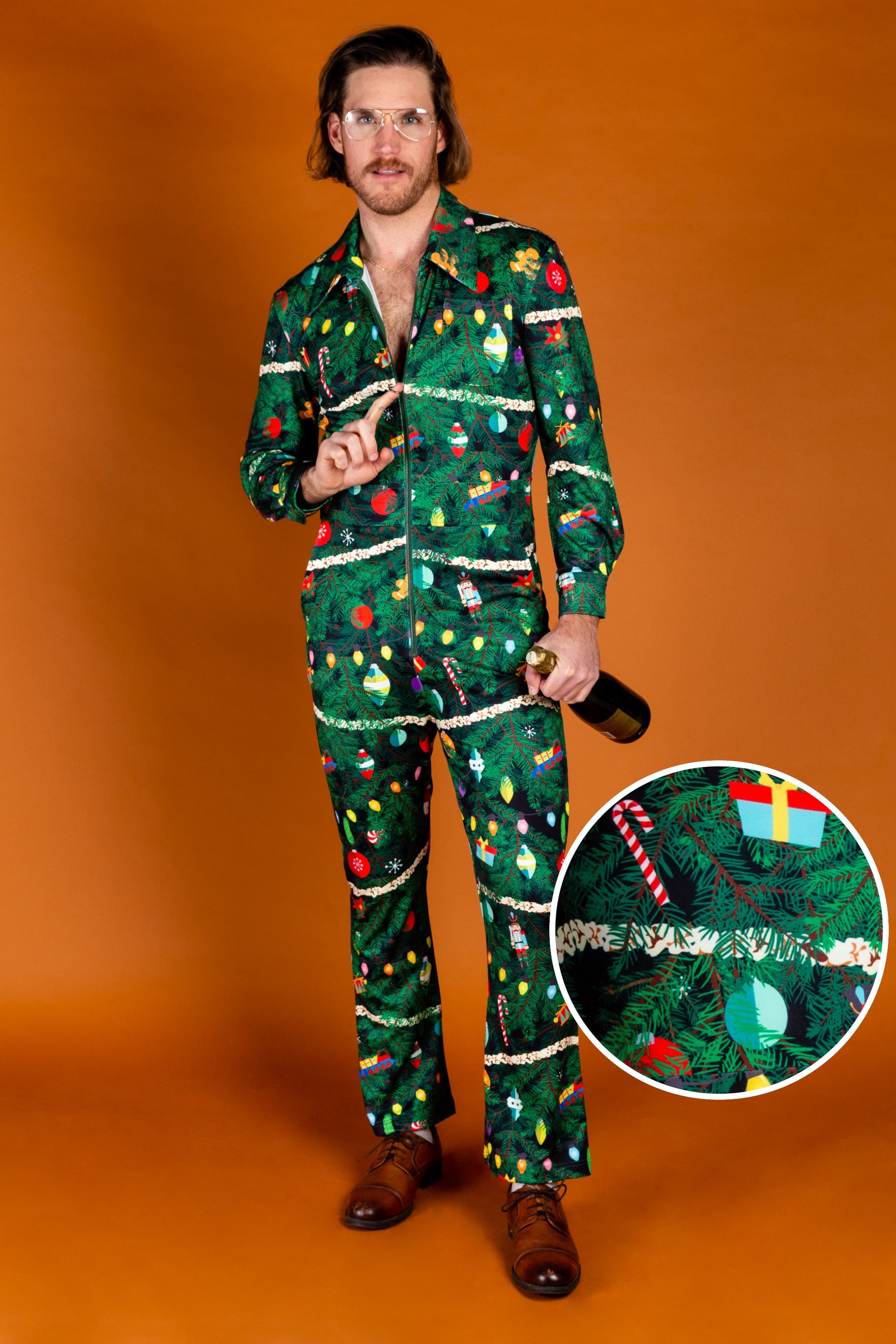  The Christmas Tree Camo | Christmas Tree Print Christmas Flight Suit