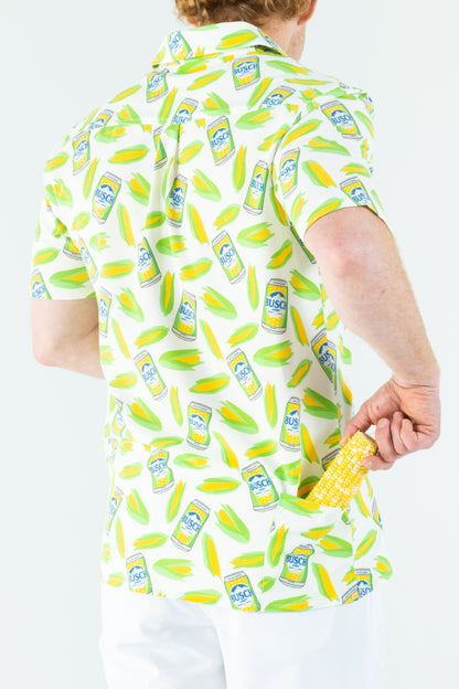  The Big Lump With Knobs | Busch Light Corn Hawaiian Shirt