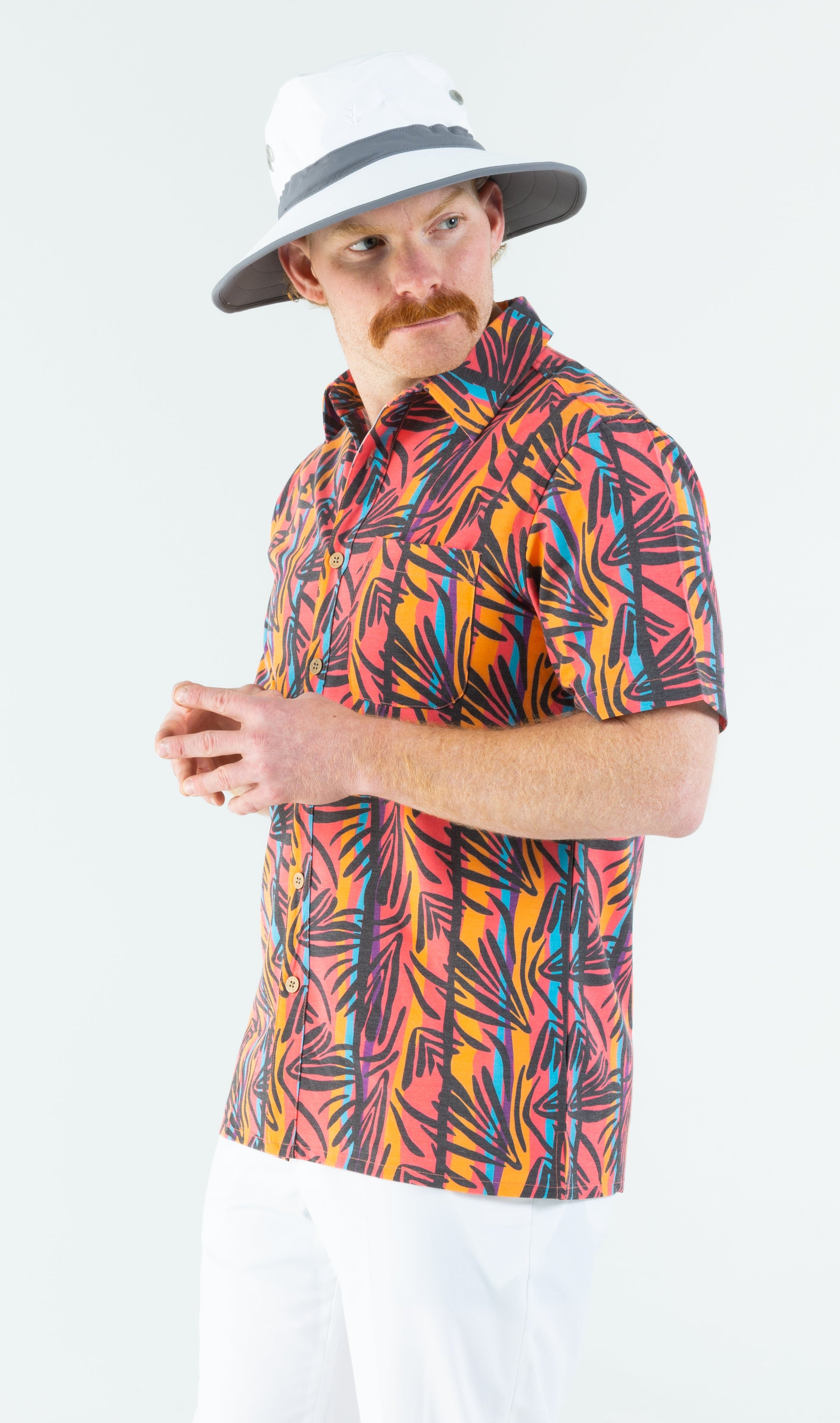  The Bay Breeze | Tropical Neon Hawaiian Shirt
