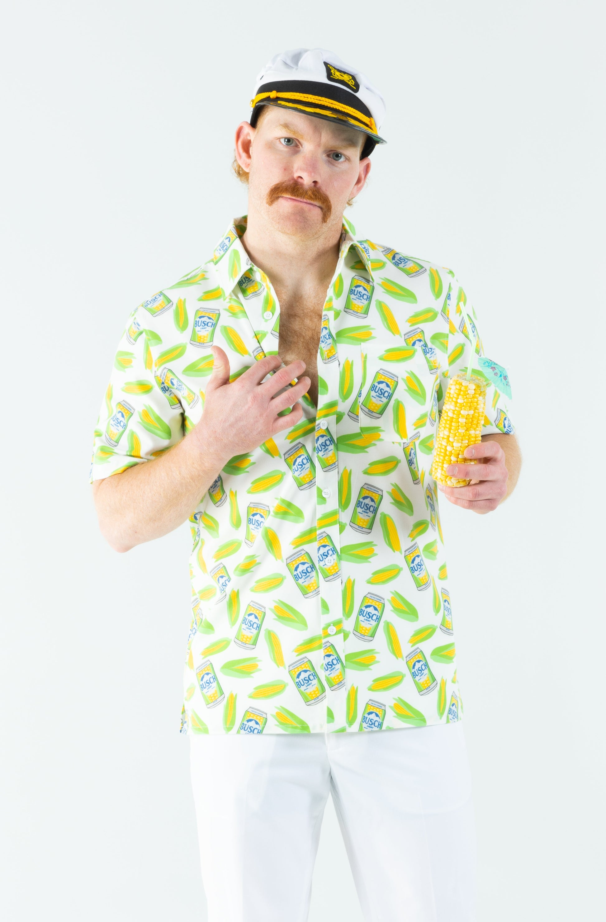  The Big Lump With Knobs | Busch Light Corn Hawaiian Shirt