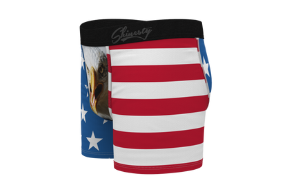  The Mascot Jr. | American Flag Boxer Brief For Boys