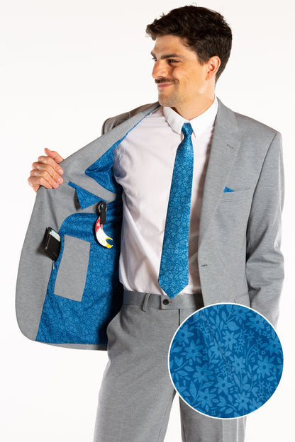  The Shoreline | Blue Floral Ultimate Suit
